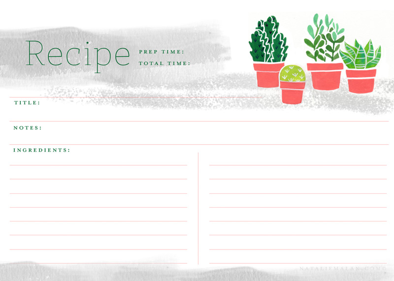 free-recipe-cards-printable-5x7-succulent-natalie-malan